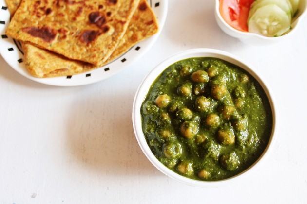 How To Cook Chana Palak Or Spinach Chickpeas Curry