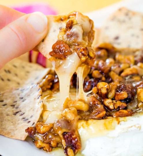 How To Make Honey Nut Baked Brie Bloomin Apples 7 Easy Steps Food And Meal