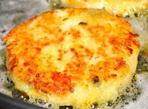 mashed potatoes loaded with cheese, spices