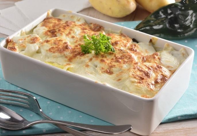 How to Make Poblano Potato Gratin – 13 easy Steps 1 Poblano Potato Gratin