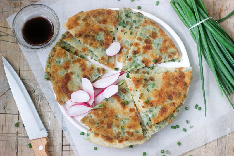 Scallion Pancakes With Onion