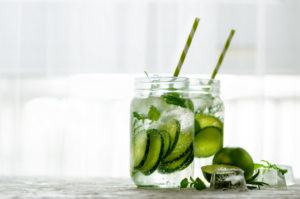 Home 12 Drinking Cucumber Water