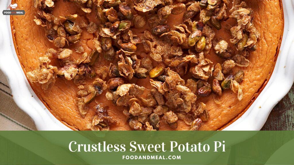 Gluten-Free Crustless Sweet Potato Pie - Easy Recipe 3