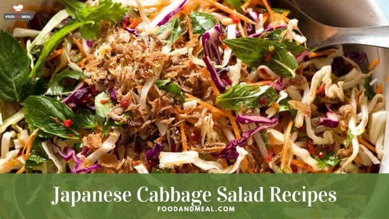 Quickest Method To Process Japanese Cabbage Salad 5