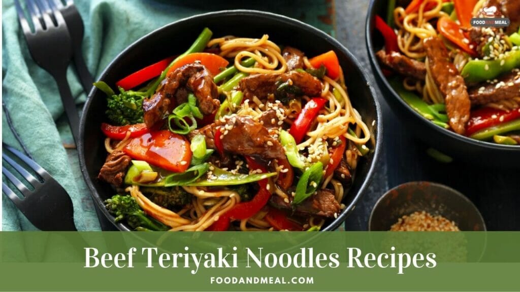Beef Teriyaki Noodles Recipe - A Chef'S Creation 4