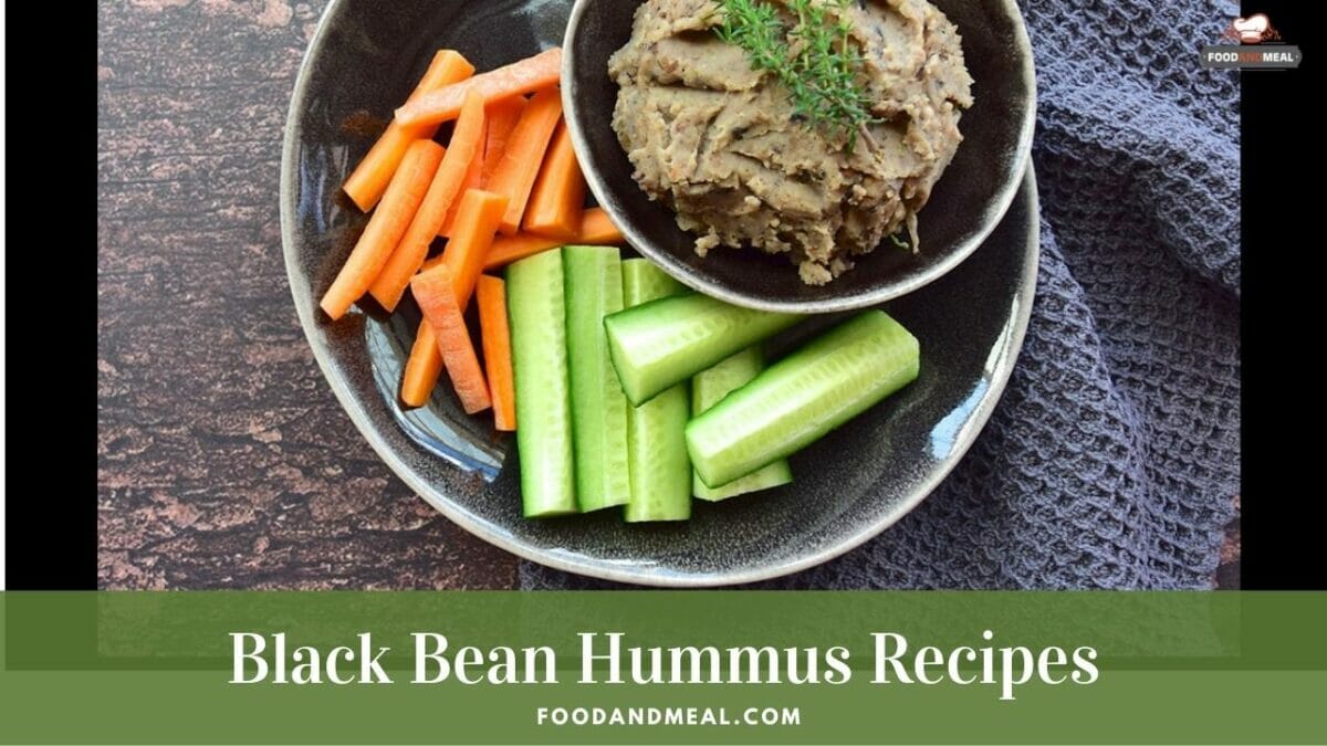 Black Bean Hummus - A Perfect Baby Led Weaning Recipe 