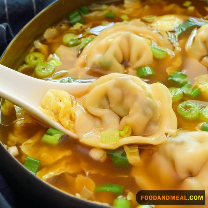 Flavor Town Take A Trip To Flavor Town With This Bowl Of Scrumptious Wonton Soup. Every Spoonful Is Packed With The Flavors Of Ginger, Soy, Sesame And Garlic.